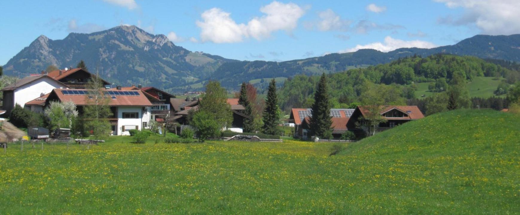 Panoramablick Ferienwohnungen Fischen im Allgaeu Exterior photo